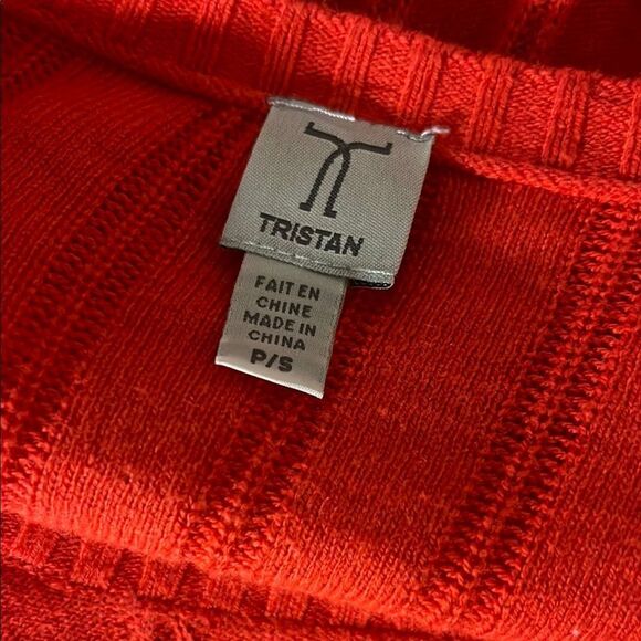 Tristan Scarlet Crew Neck Sweater - Picture 4 of 5